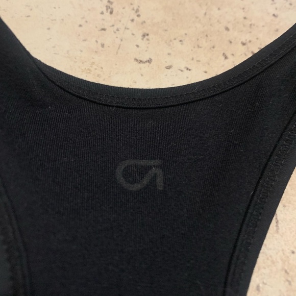 GapFit Black Racerback Sports Bra - Size M - Picture 3 of 6